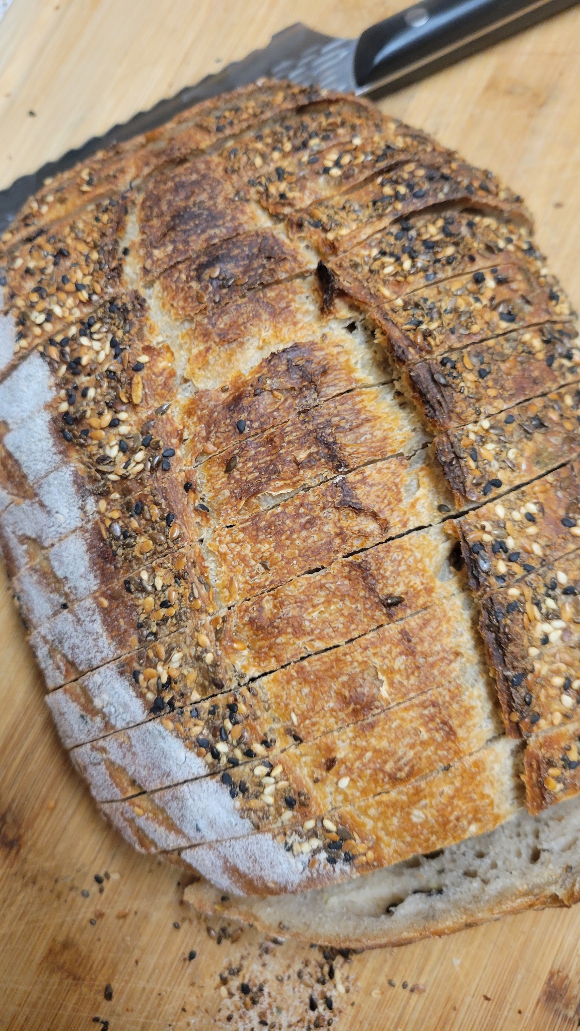 Seeded artisan sourdough